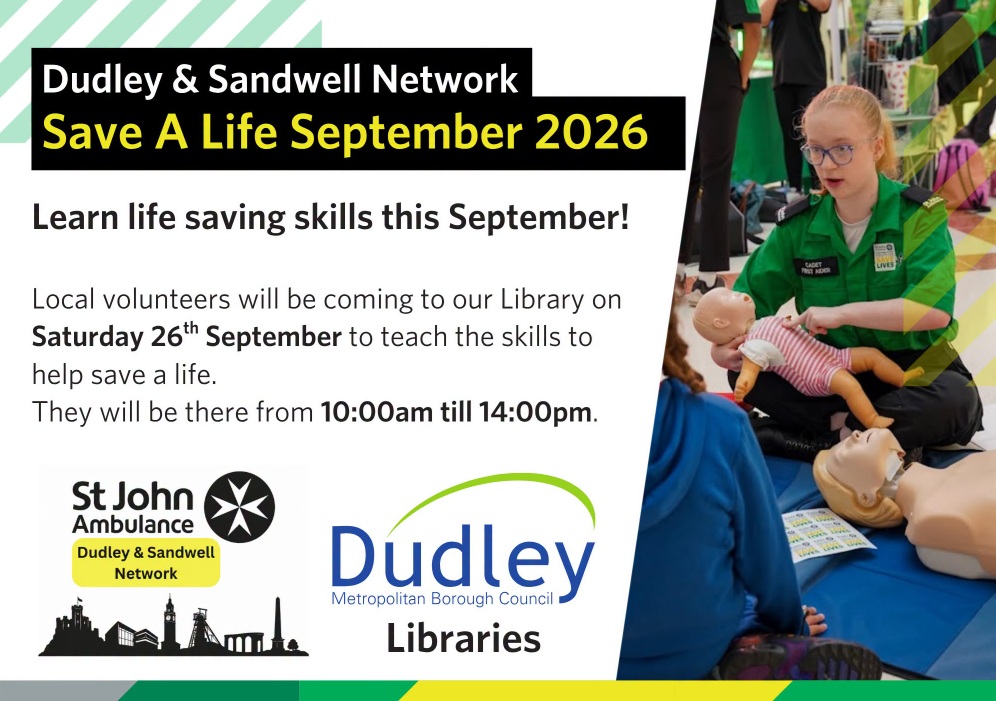 Cradley Library - Save a Life September 2026